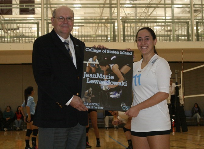 VOLLEYBALL RINGS IN SENIOR NIGHT WITH FINALE WIN