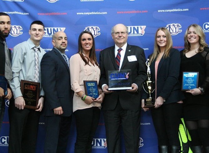 NINE DOLPHINS AWARDED AT CUNYAC AWARDS LUNCHEON