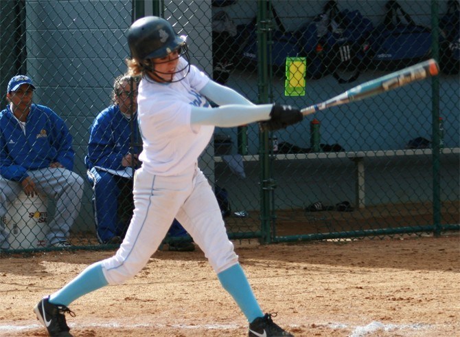 RAMS TOPPLE DOLPHINS IN SOFTBALL DOUBLEHEADER