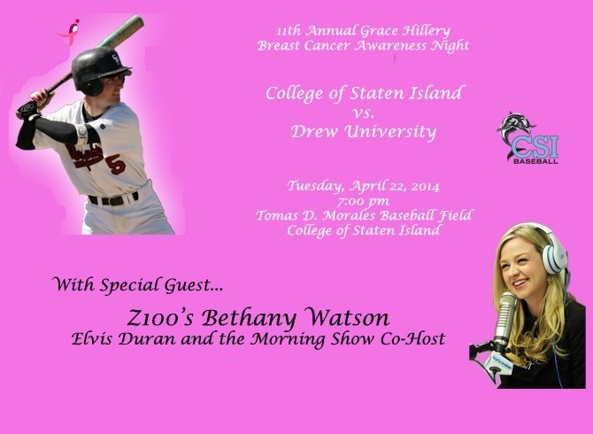 11TH ANNUAL GRACE HILLERY BREAST CANCER NIGHT ON TAP FOR TUESDAY