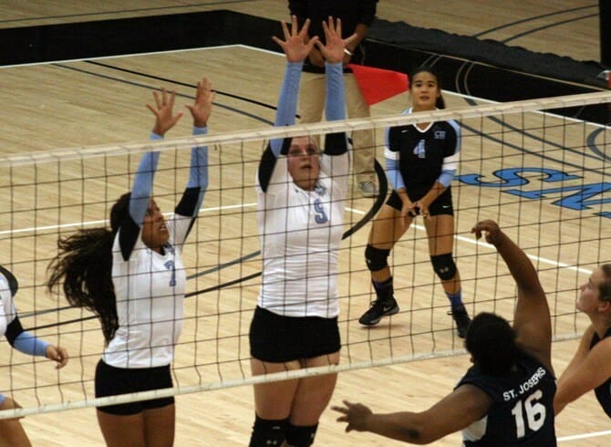 DOLPHINS VOLLEYBALL OPENS 2-0 WITH STRAIGHT-SET WIN OVER BEARS