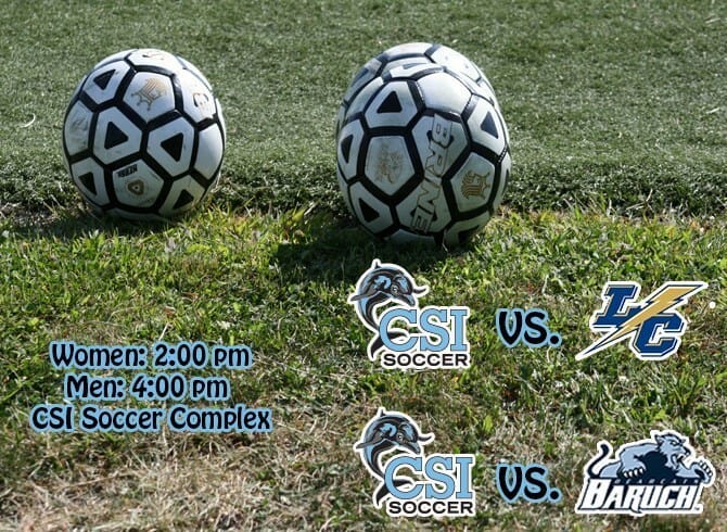 MEN AND WOMEN’S SOCCER BOTH IN ACTION TODAY STARTING AT 2:00 PM