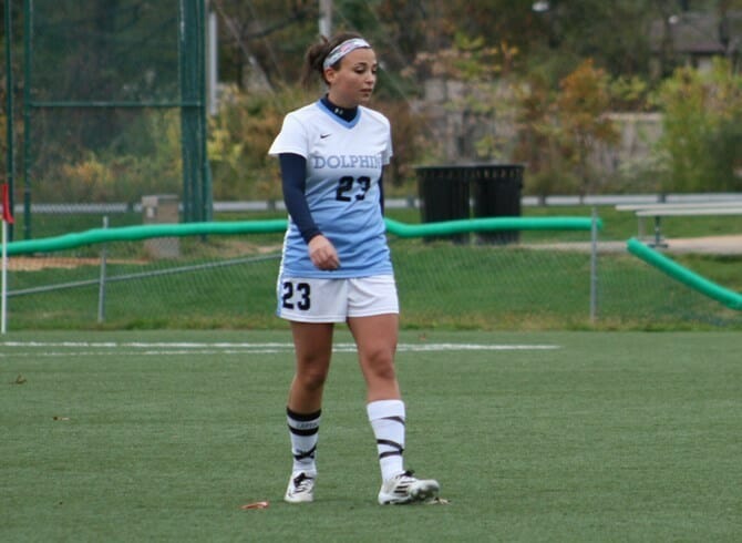 DOLPHINS STORM PAST LIGHTNING TO GAIN CUNYAC FINAL, 5-0