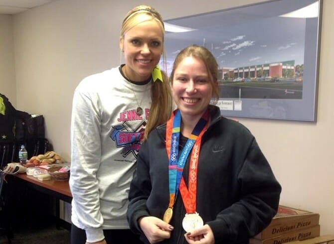 OLYMPIC GOLD MEDALIST JENNIE FINCH PITCHES IN FOR CSI WISH