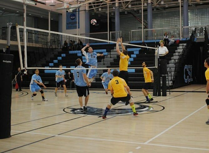 EXCITEMENT BUILDING FOR MEN’S VOLLEYBALL DEBUT