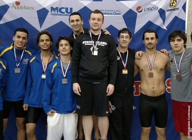 AFTER DAY ONE, CSI MEN OUT IN FRONT AT SWIM CHAMPIONSHIP