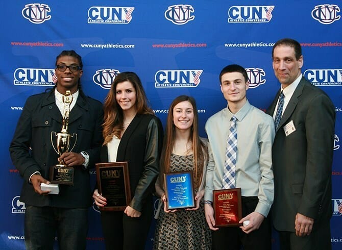 FOUR DOLPHINS HONORED AT CUNY LUNCHEON