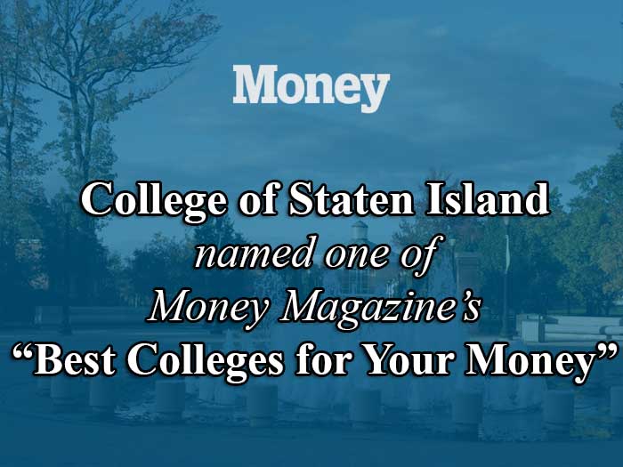 CSI featured on Money magazine’s “Best Colleges for Your Money” list
