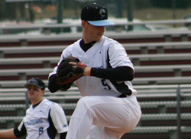 DOLPHINS SPLIT WITH BARUCH IN FIRST HOME SERIES OF THE SEASON