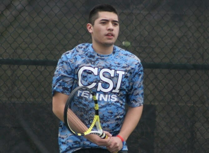 MEN’S TENNIS SCORES ONE-SIDED WIN OVER YORK, 9-0