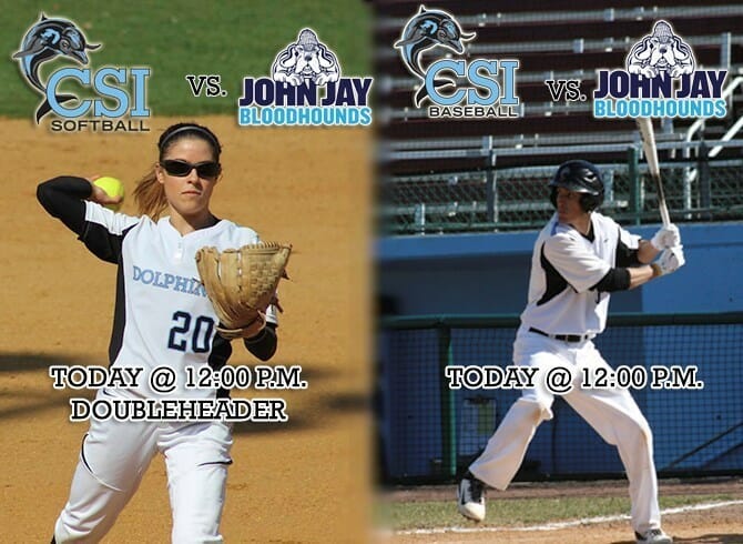 SOFTBALL AND BASEBALL TAKE ON THE BLOODHOUNDS TODAY AT 12!