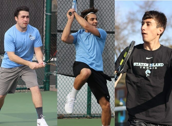 MEN’S TENNIS HONORED WITH CUNYAC ALL-STARS; KAPETANAKIS COACH OF THE YEAR