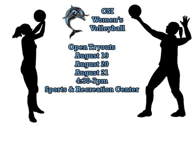 CSI WOMEN’S VOLLEYBALL WANTS YOU – TRYOUTS ANNOUNCED