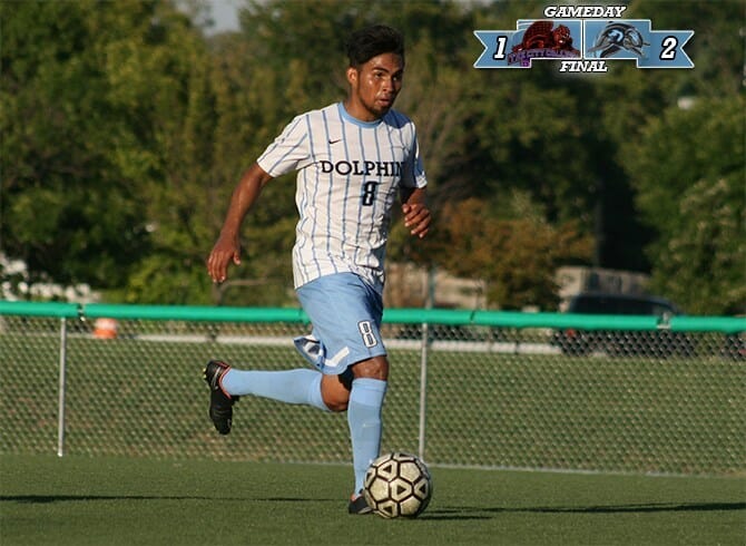DOLPHINS STAY UNBEATEN IN CUNYAC; TURN BACK CCNY, 2-1