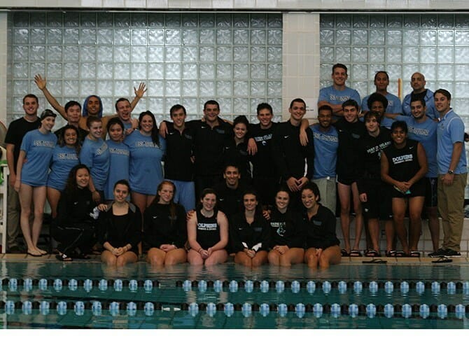FIRST ANNUAL SWIMMING & DIVING MEET ENDS WITH GREAT SUCCESS