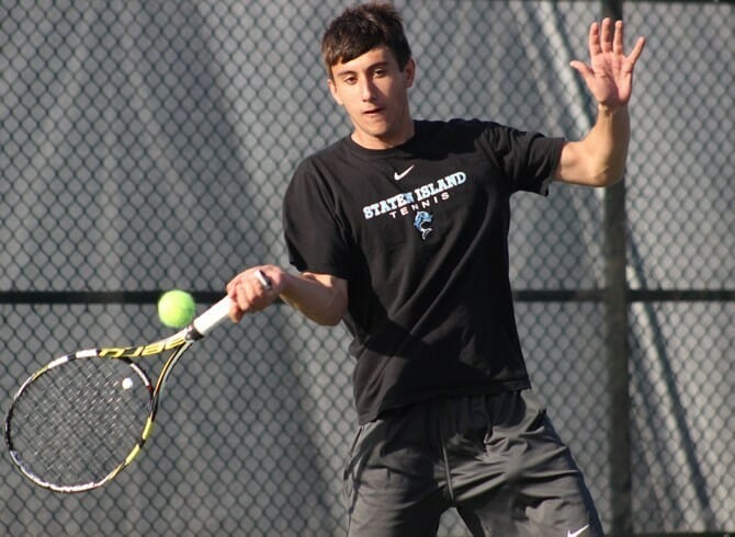 DOLPHINS TENNIS FALLS HARD TO BARUCH