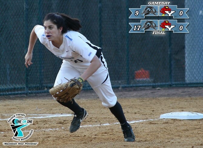 DOLPHINS BRING OUT THEIR BATS AND SWEEP YORK, 9-0, 17-0