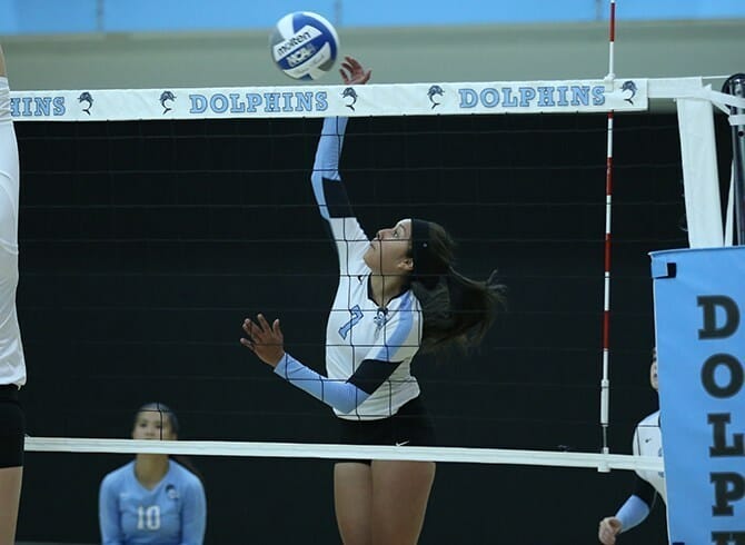 HAWKS BOUNCE DOLPHINS IN CUNYAC PLAY. 3-0