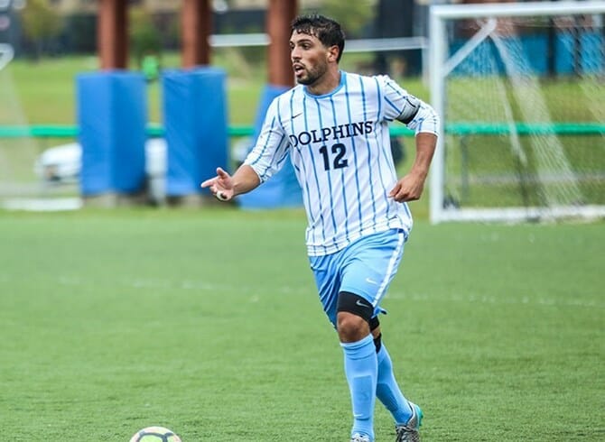 DOLPHINS FALL TO TOP-SEEDED LEHMAN, 1-0, IN CUNYAC SEMI