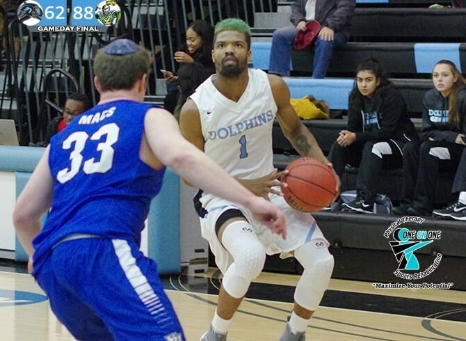 DOLPHINS FALL TO NJCU IN BATTLE OF THE BAYONNE BRIDGE, 62-88