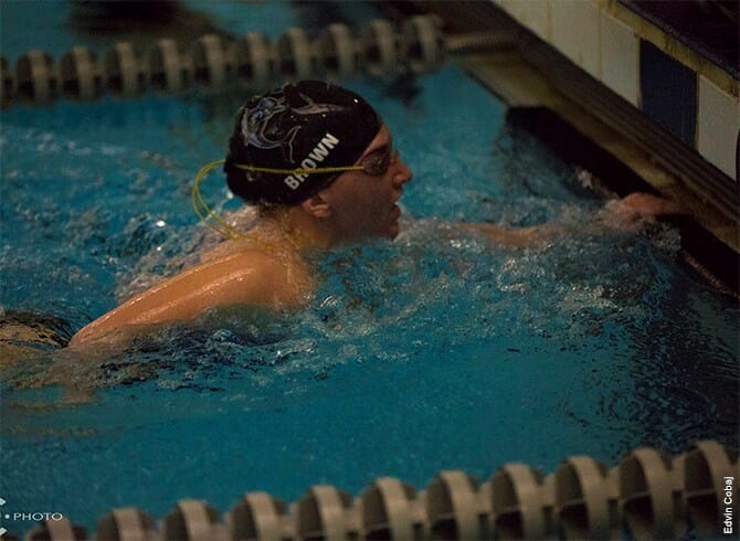 DOLPHINS LEAD THE CHARGE AFTER ONE DAY AT THE CUNYAC CHAMPIONSHIPS