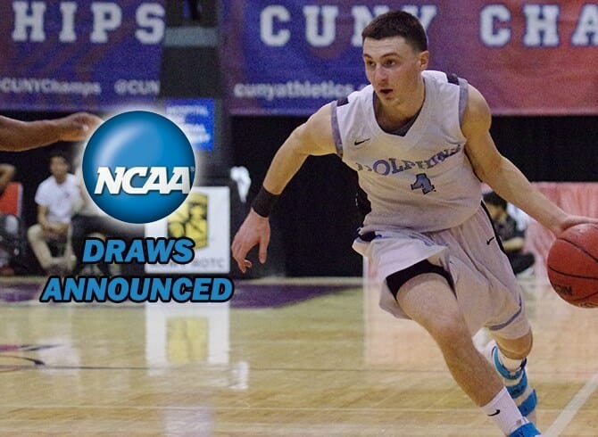 MEN’S BASKETBALL TO PLAY SWARTHMORE IN NCAA FIRST ROUND