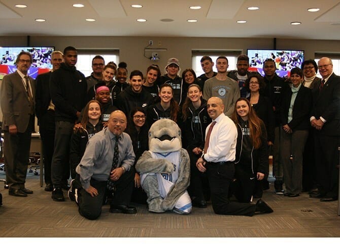 DOLPHINS GET PRESIDENTIAL SEND-OFF PRIOR TO NCAA TRIPS
