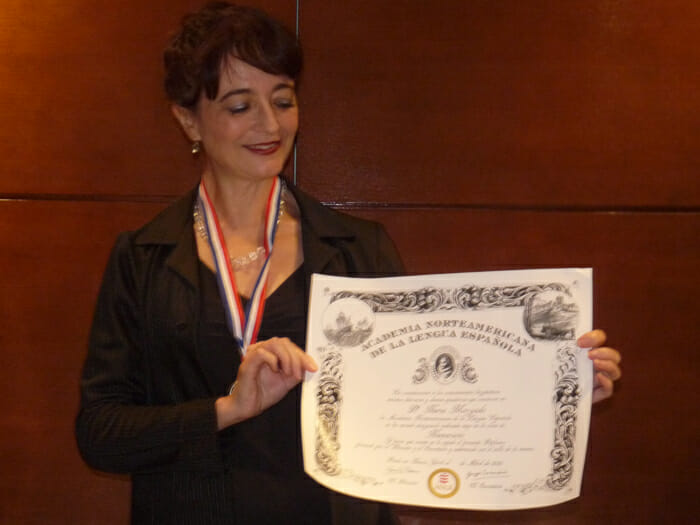 Nuria Morgado Inducted to the North American Academy of the Spanish Language