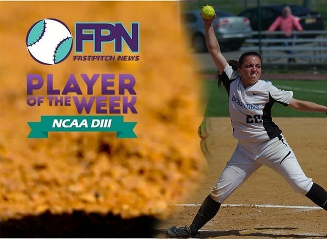 CAUTELA CONTINUES TO SHINE; NAMED FASTPITCH NEWS PLAYER OF THE WEEK