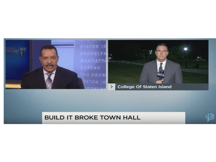NY1 Holds Live Town Hall at CSI: Forum Addresses Build it Back Program