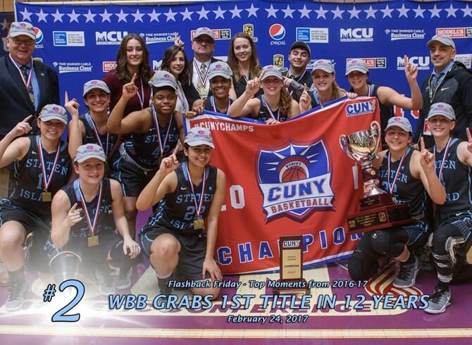 FLASHBACK FRIDAY – #2 WOMEN’S BASKETBALL NETS FIRST CUNYAC TITLE IN 12 YEARS