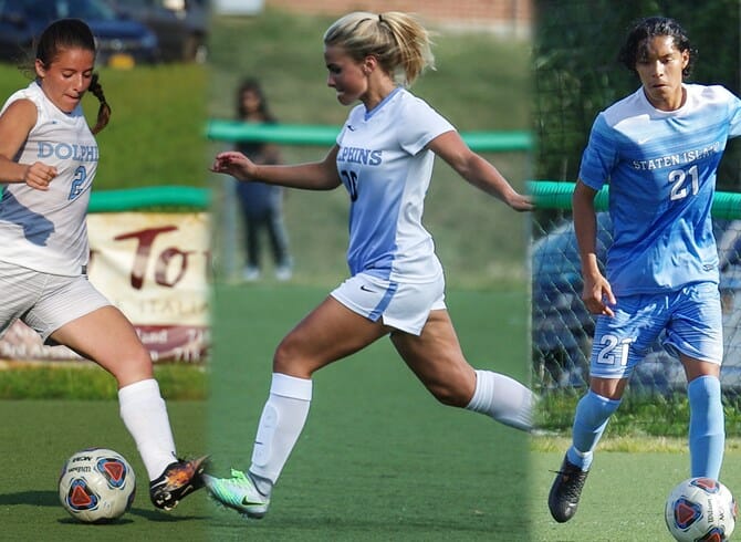 SOCCER TRIO GRAB WEEKLY HONORS FROM CUNYAC