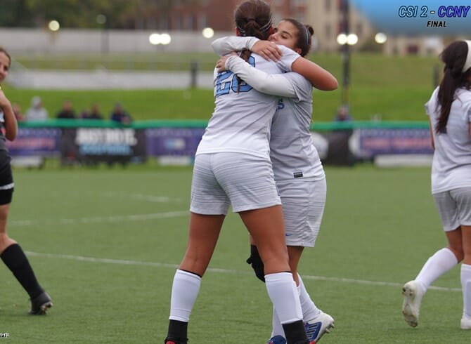 DOLPHINS CLINCH CUNYAC FINAL WITH 2-1 WIN OVER CCNY