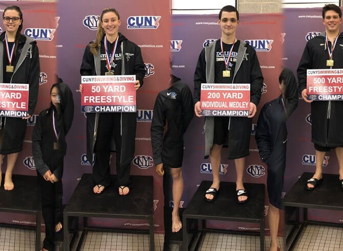 AFTER DAY ONE, CSI TEAMS SIT IN 3RD AT CUNYAC CHAMPS