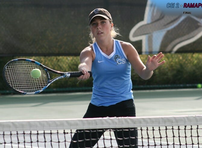 WOMEN’S TENNIS LONE SPRING MATCH RESULTS IN LOSS TO RAMAPO