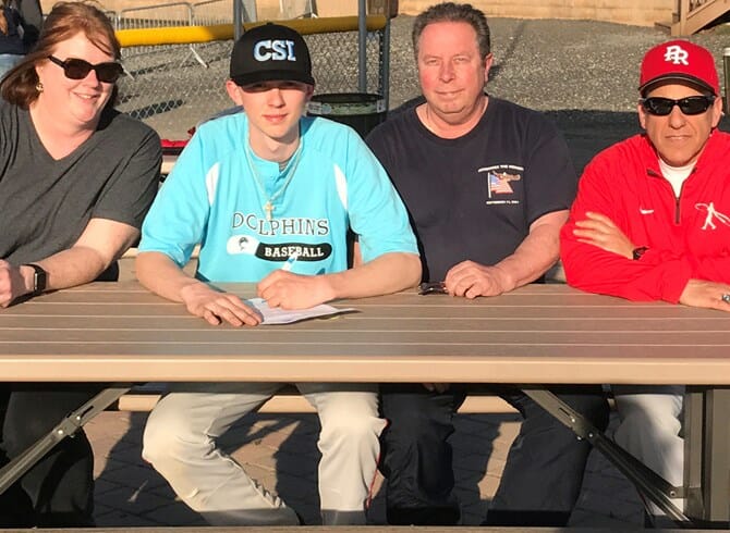 PORT RICHMOND’S ERIC BENEDETTO SIGNS WITH CSI BASEBALL