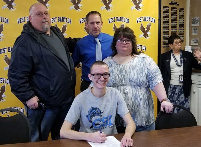 WEST BABYLON’S SPENCER MILITO SIGNS TO PLAY FOR CSI