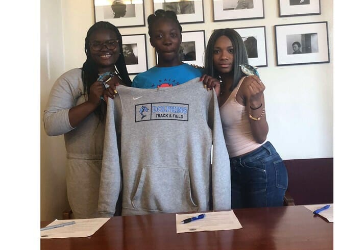 FASHION INDUSTRIES TRIO SIGN WITH CSI CROSS-COUNTRY AND TRACK & FIELD