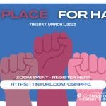 No Place for Hate Event Scheduled for March 1