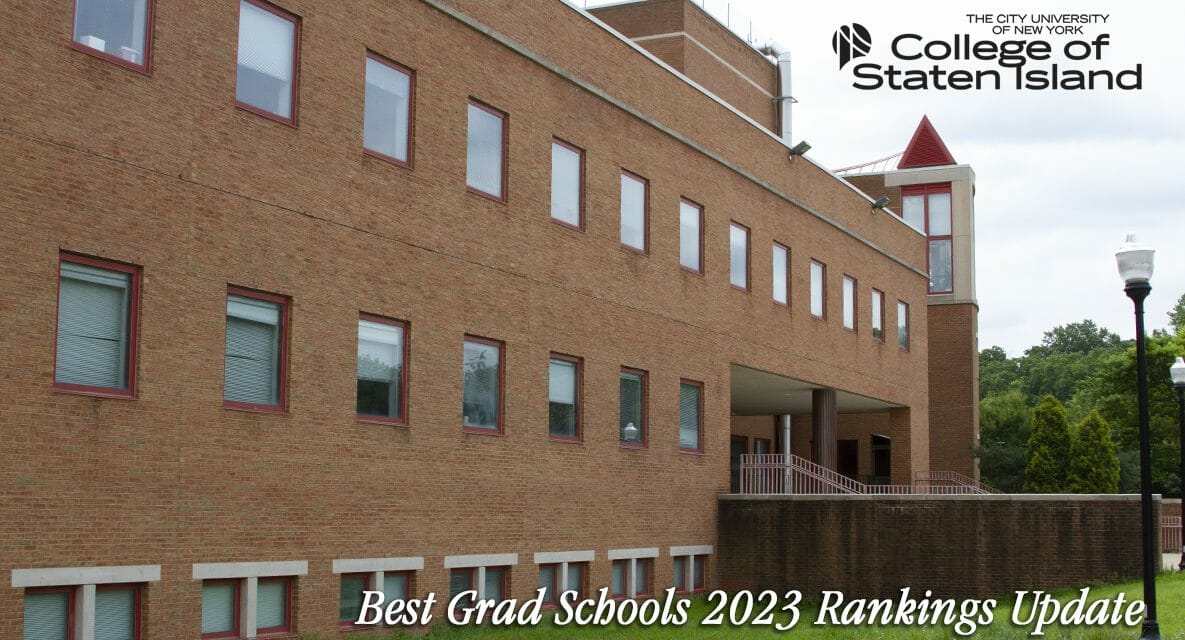 U.S. News Recognizes CSI as a Best Grad School for Nursing, Social Work