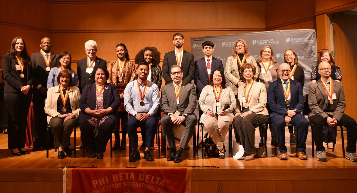 Phi Beta Delta Holds Annual Induction Ceremony
