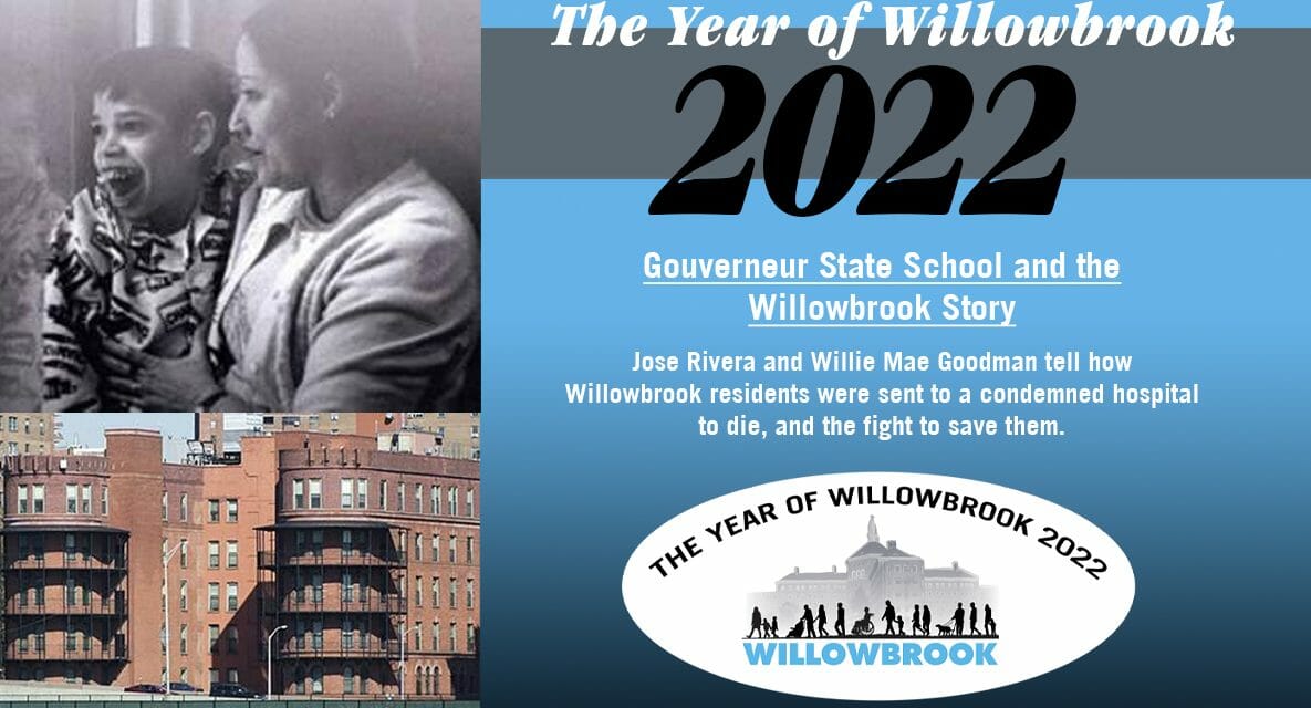 CSI’s Year of Willowbrook Continues with Event Dedicated to Gouverneur State School and the Willowbrook Story