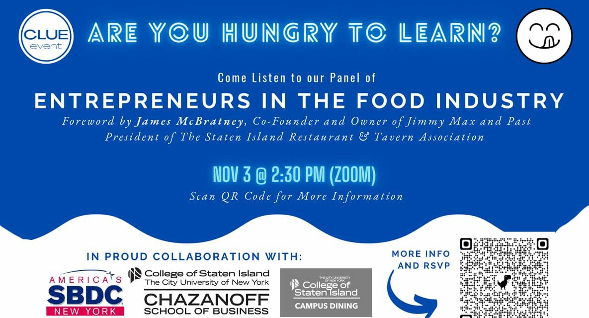 Are You Hungry to Learn? Blackstone LaunchPad is Bringing a Panel of Food Industry Entrepreneurs to CSI
