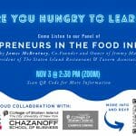 Are You Hungry to Learn? Blackstone LaunchPad is Bringing a Panel of Food Industry Entrepreneurs to CSI