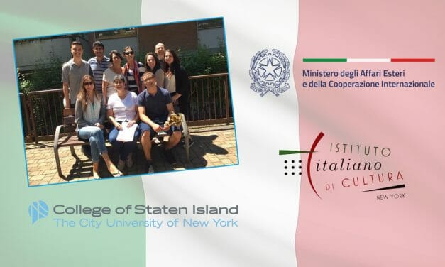 CSI Earns Grant for the Eighth-Straight Year from the Italian Ministry of Foreign Affairs