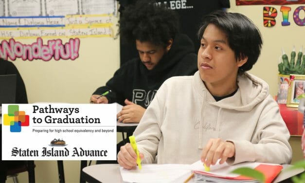 CSI Collaboration Project, Pathways to Graduation Program, Heralded in new Staten Island Advance Feature
