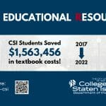 CSI Library Receives $93.5K in Additional OER Funding