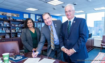 President Lynch Re-Signs SI Comprehensive College Sexual Assault Initiative Contract