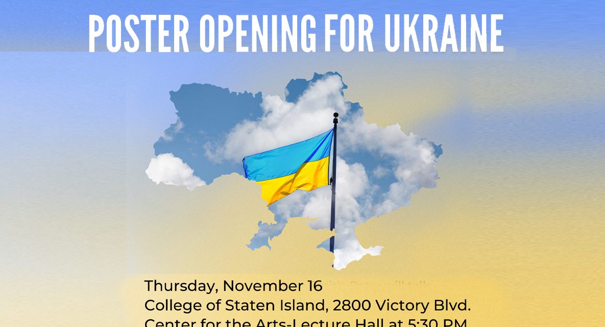 CSI’s Susan Smith-Peter Presents Poster Opening for Ukraine