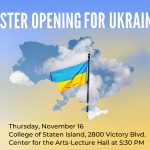 CSI’s Susan Smith-Peter Presents Poster Opening for Ukraine